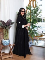 عباية بليزر بنفسجي
