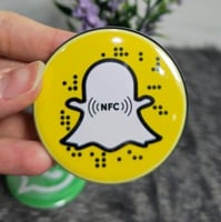 أيقونة سناب شات الأصفر