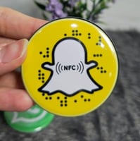 أيقونة سناب شات الأصفر
