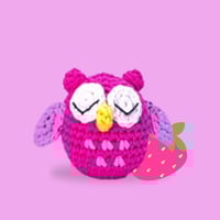 دورة كروشيه البومة ليلى بفواحة الفراولة