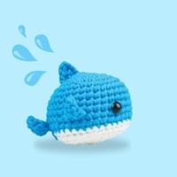 دورة كروشيه الحوت سبلاشي بفواحة نسيم البحر