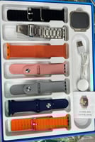 ساعة شبيهة ابل Ultra 49m مع 7 سيور إضافية