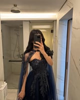 فستان كحلي ذاب