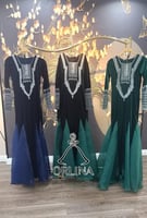 جلابيه عسيريه مخمل مع الطرح