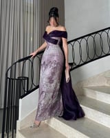 فستان سهره بتفاصيل انيقه