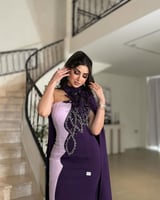 فستان سهره بتفاصيل انيقه