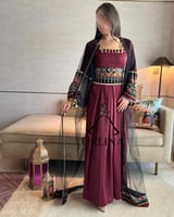 جلابيه عسيريه بشت تل مطرز