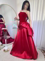 فستان عودي مخمل