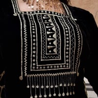 جلابيه مخمل عسيري مع الطرحه