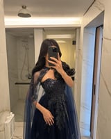 فستان سهره بلون بني