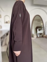 نص كلوش لف مع ثنية بطرف الاكمام