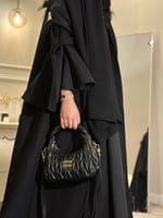 حرير نص كلوش مع اكمام كلوش