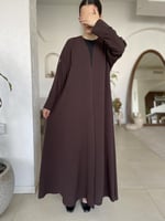 نص كلوش لف مع ثنية بطرف الاكمام