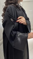 عباية كلوش مع لامية اسود