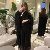 بشت سهرة مع كريستال أسود