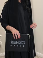 نص كلوش مع اكمام استرتش