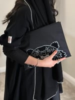 نص كلوش مع اكمام استرتش