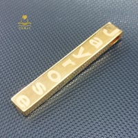 قلادة بار ذهب صافي عيار 18