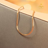 سلسلة ذهب بتصميم سنيك عيار 18