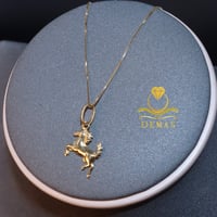 قلادة حصان عيار 18 إيطالي