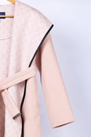 Louis Vuitton Pink Belted Wool Coat