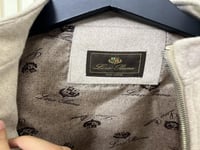 Loro Piana Beige Pure Cashmere Bomber Jacket