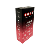 واقي ذكري منقط من توبي 10 قطع-TOPI DOTTED CONDOMS...