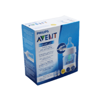 افنت رضاعة مضادة للمغص بدون تنفيس هواء 125مل *2-AV...