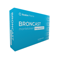 برون كاست 5مل جرام للأطفال 28 قرص-BRONCAST 5MG PAE...