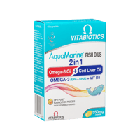 اكوامارين زيت سمك 2*1 550 مجم كبسول-AQUAMARINE FIS...
