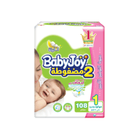 بيبي جوي عملاق رقم 1 عدد 108 قطعة-BABYJOY GIANT NO...