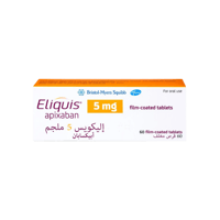 اليكويس 5 مجم أقراص 60 حبة-ELIQUIS 5MG 60TAB