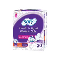 سوفي سليم فوط صحية نسائية بالاجنحة 30-SOFY SLIM LA...