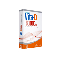 فيتا -د- 50000 وحدة دولية 15 كبسوله-VITA-D 50000 I...