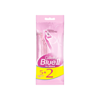 جيليت بلو 5+2 شفرات حلاقة نسائية -بنك وردية-GILLET...