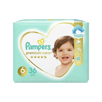 بامبرز عنايه مميزه حفايض للاطفال رقم6- 36حفاض-PAMP...