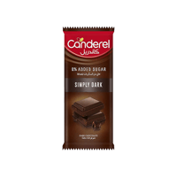 كاندريل شوكولاته داكنة 100 جم-CANDEREL SIMPLY DARK...