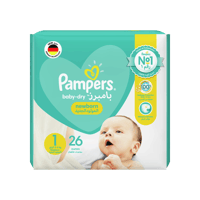 بامبرز حفاظات للأطفال رقم1 حديث الولادة 26 حفاظة-P...