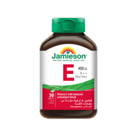 جاميسون فيتامين ه 400 وحدة دولية 30كبسولة جيلاتيني...
