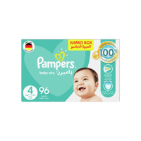 بامبرز جامبو بوكس حفائض للأطفال مقاس 4--96 حبة-PAM...