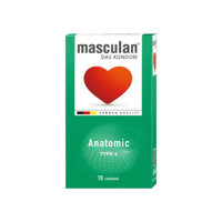 ماسكولان واقي ذكري 10 حبات-MASCULAN ANATOMIC 10''S