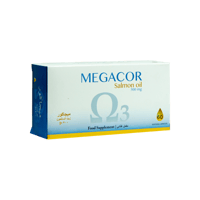 ميجاكور سالمون اويل 500 مجم 60 كبسولة-MEGACOR SALM...