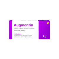 اوجمنتين 1 جم اقراص-AUGMENTIN 1 GM TABLET