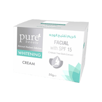 بيور كريم تفتيح للوجه مع معامل حماية 15 - 50 جرام-...