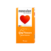ماسكولان لونج بليشير واقي ذكري 10 حبات-MASCULAN LO...