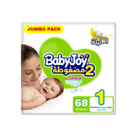 بيبي جوي مولود جديد رقم 1 - حفاظات للأطفال 68 حفاظ...