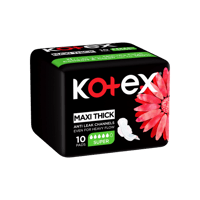 كوتكس ماكسي سوبر فوط صحية نسائية بالأجنحة 10 حبات-...