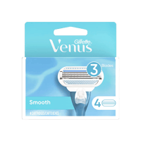 چيليت ڤينوس أمواس لماكينة الحلاقة النسائية 4 حبات...