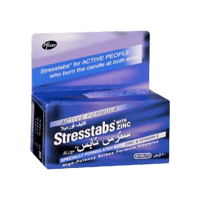 سترس تابس مع زينك 30 قرص-STRESSTABS ZINC 30 TAB