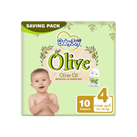 بيبي جوي من الزيتون رقم 4 - 10 قطعة-BABYJOY OLIVE...